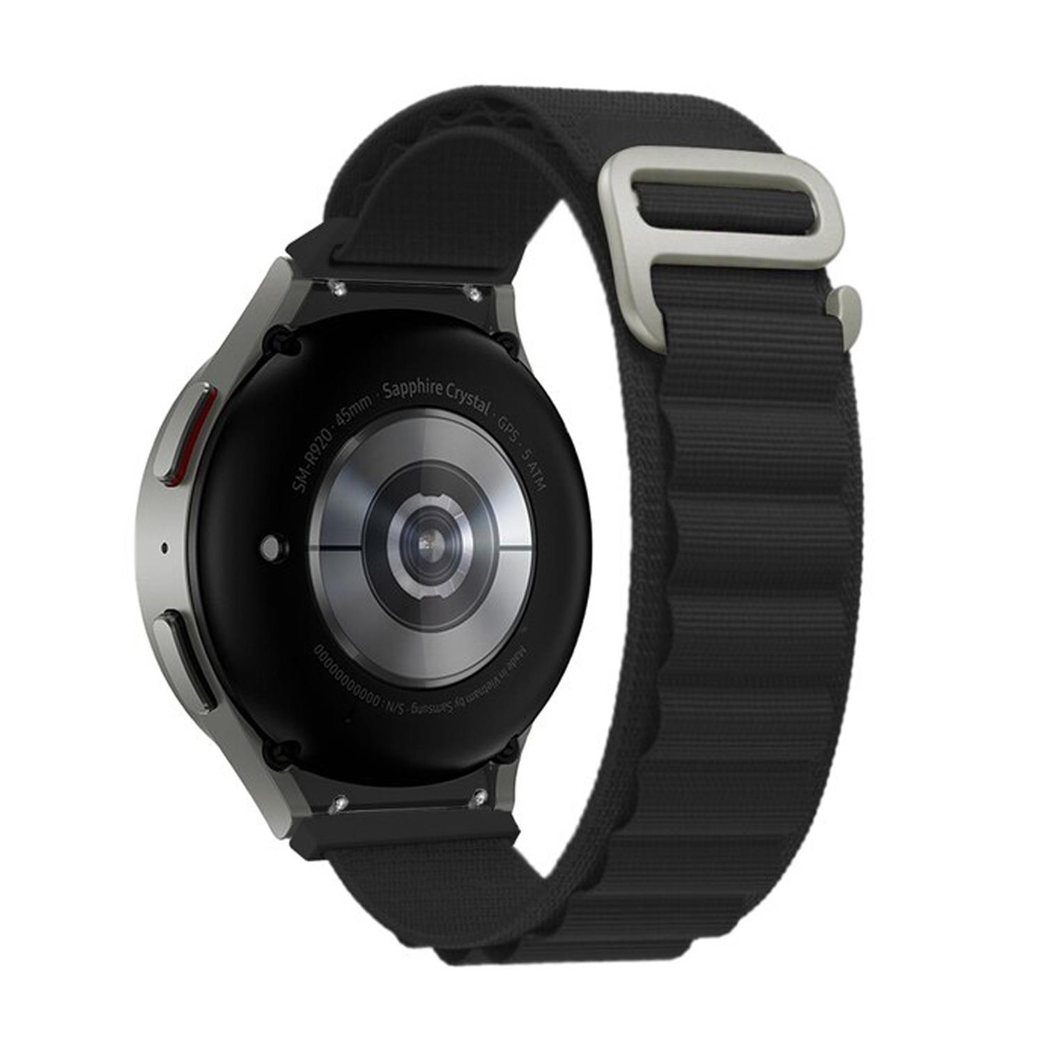 Microsonic Amazfit Balance Kordon Alpine Loop Siyah / Kılıf Marketim