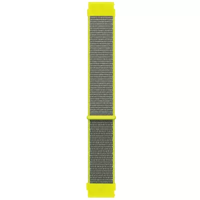 Microsonic Amazfit Active Hasırlı Kordon Woven Sport Loop Sarı