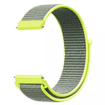 Microsonic Amazfit Active Hasırlı Kordon Woven Sport Loop Sarı