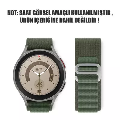 Microsonic Amazfit Bip U Kordon Alpine Loop Yeşil