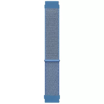 Microsonic Amazfit Bip U Pro Hasırlı Kordon Woven Sport Loop Mavi