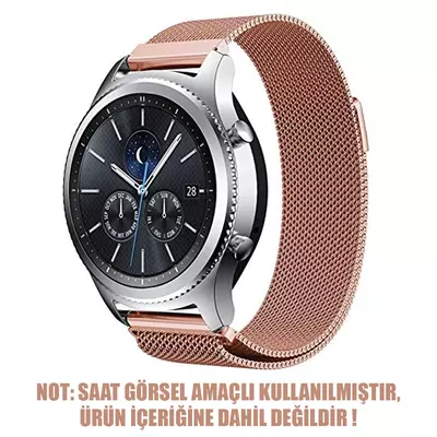 Microsonic Amazfit GTR 2e 47mm Milanese Loop Kordon Rose Gold