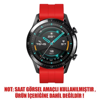 Microsonic Amazfit GTS 2 Mini 40mm Kordon, Silicone RapidBands Kırmızı