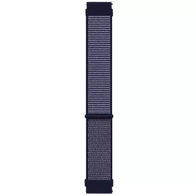 Microsonic Amazfit GTS 4 Mini Hasırlı Kordon Woven Sport Loop Mor