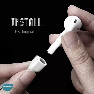 Microsonic Apple AirPods Pro Neck Rope Silicone Kırmızı