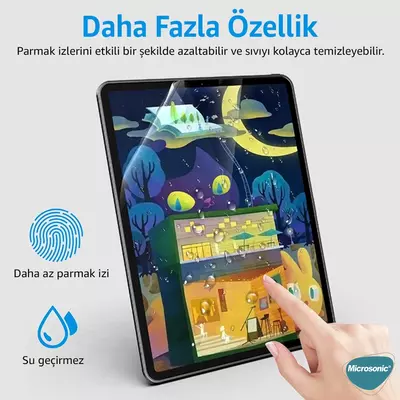 Microsonic Apple iPad Air 11 2024 (A2902-A2903) Paper Feel Kağıt Dokulu Mat Ekran Koruyucu