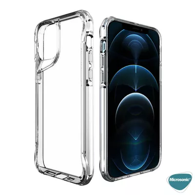 Microsonic Apple iPhone 15 Plus Kılıf Trex Bumper Şeffaf