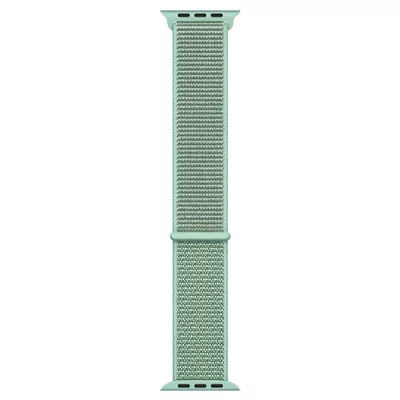 Microsonic Apple Watch Series 9 41mm Hasırlı Kordon Woven Sport Loop Yeşil