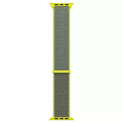 Microsonic Apple Watch Series 9 45mm Hasırlı Kordon Woven Sport Loop Koyu Yeşil