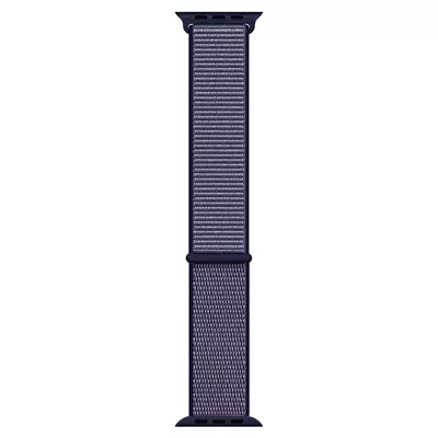 Microsonic Apple Watch Series 9 45mm Hasırlı Kordon Woven Sport Loop Lacivert