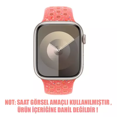 Microsonic Apple Watch Series 9 45mm Kordon Flame Sport Band Yavruağzı