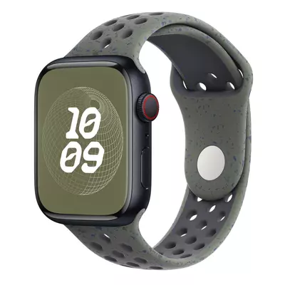 Microsonic Apple Watch Series 9 45mm Kordon Flame Sport Band Yeşil