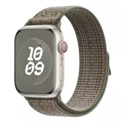 Microsonic Apple Watch Series 9 45mm Kordon Terra Sport Loop Koyu Yeşil