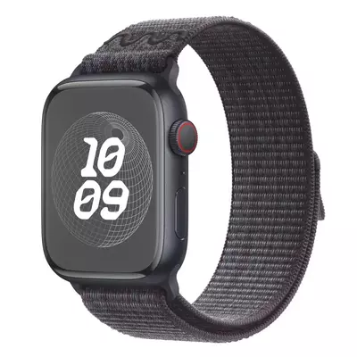 Microsonic Apple Watch Series 9 45mm Kordon Terra Sport Loop Siyah