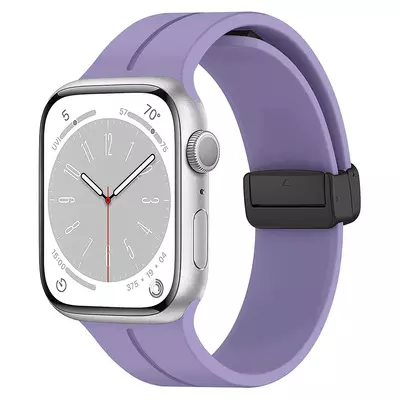 Microsonic Apple Watch Ultra 2 Kordon Ribbon Line Lila