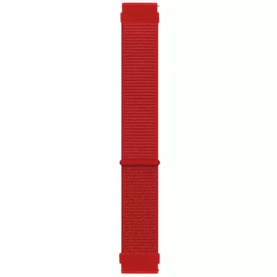 Microsonic Garmin Forerunner 265 Hasırlı Kordon Woven Sport Loop Kırmızı