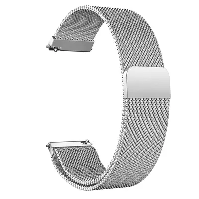 Microsonic Garmin Forerunner 265 Milanese Loop Kordon Gümüş