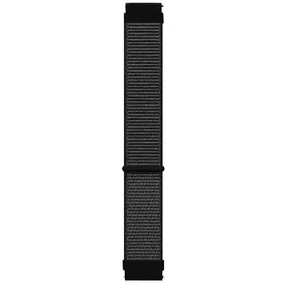 Microsonic Garmin Venu 3 Hasırlı Kordon Woven Sport Loop Siyah