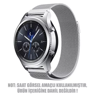 Microsonic Garmin Venu 3 Milanese Loop Kordon Gümüş