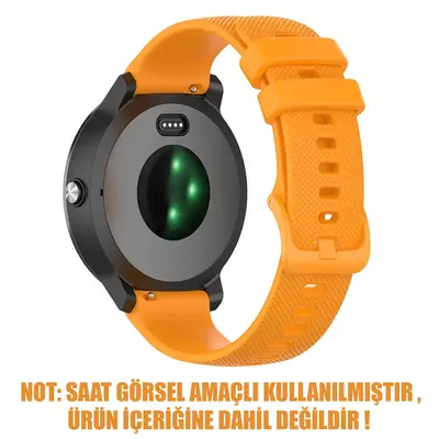 Microsonic Garmin Venu 3S Kordon, Silicone Sport Band Hardal