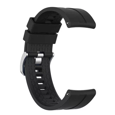 Microsonic Garmin Vivoactive 3 Kordon, Silicone RapidBands Siyah