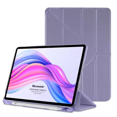 Microsonic Honor Pad X9 Kılıf Origami Pencil Lila