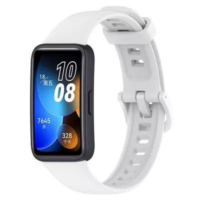 Microsonic Huawei Band 9 Kordon, Silicone Sport Band Beyaz