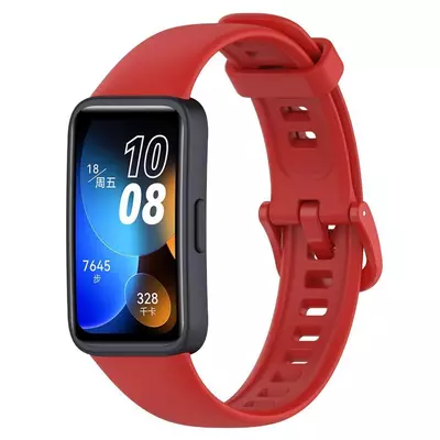 Microsonic Huawei Band 9 Kordon, Silicone Sport Band Kırmızı