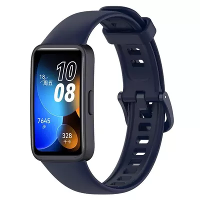 Microsonic Huawei Band 9 Kordon, Silicone Sport Band Lacivert