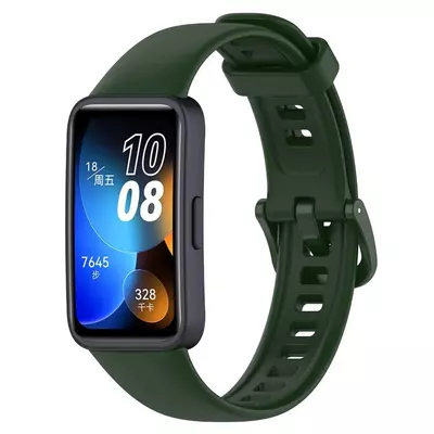 Microsonic Huawei Band 9 Kordon, Silicone Sport Band Yeşil