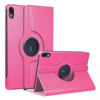 Microsonic Huawei MatePad 11.5 Kılıf 360 Rotating Stand Deri Pembe