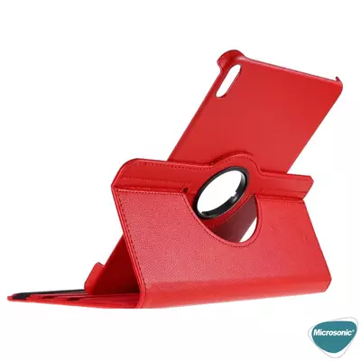 Microsonic Huawei MatePad Air Kılıf 360 Rotating Stand Deri Lacivert