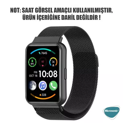 Microsonic Huawei Watch Fit 2 Milanese Loop Kordon Gold