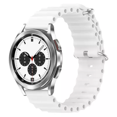 Microsonic Huawei Watch GT 3 Pro Titanium Kordon Ocean Band Beyaz
