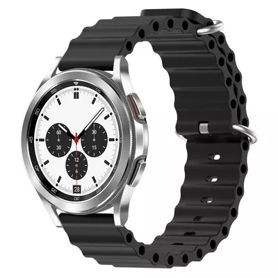 Microsonic Huawei Watch GT 3 Pro Titanium Kordon Ocean Band Siyah