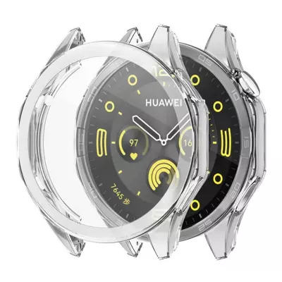 Microsonic Huawei Watch GT4 46mm Kılıf 360 Full Round Soft Silicone Şeffaf