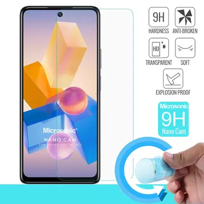 Microsonic Infinix Hot 40 Pro Nano Glass Cam Ekran Koruyucu