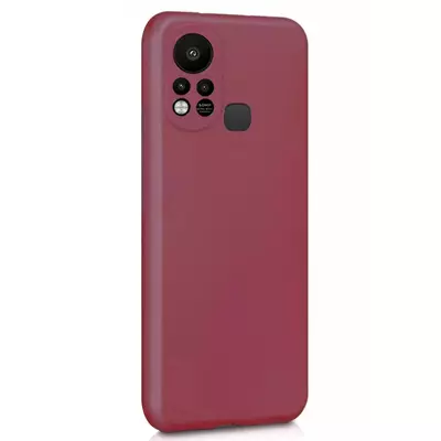 Microsonic Matte Silicone Infinix Hot 11S Kılıf Mor