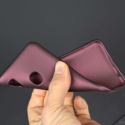 Microsonic Matte Silicone Samsung Galaxy A30 Kılıf Kırmızı