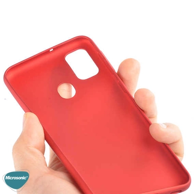 Microsonic Matte Silicone Tecno Spark 7T Kılıf Siyah