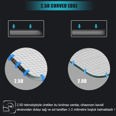 Microsonic Omix X600 Tempered Glass Cam Ekran Koruyucu