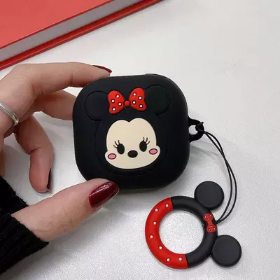 Microsonic Samsung Galaxy Buds 2 Kılıf Cartoon Figürlü Silikon Crtn-Fgr-Mne-Mse