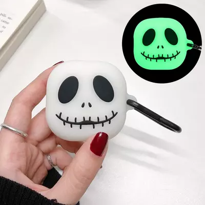 Microsonic Samsung Galaxy Buds Pro Kılıf Cartoon Figürlü Silikon Crtn-Fgr-Jck-Skltn