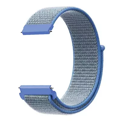 Microsonic Samsung Galaxy Watch 4 44mm Hasırlı Kordon Woven Sport Loop Mavi