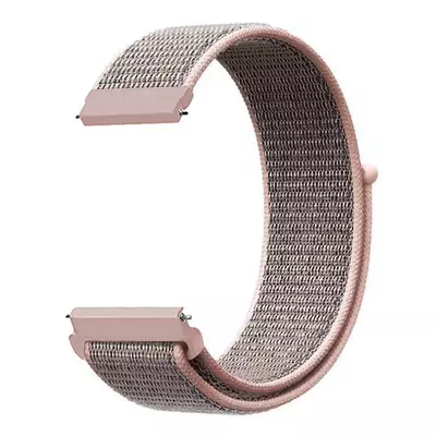 Microsonic Samsung Galaxy Watch 5 44mm Hasırlı Kordon Woven Sport Loop Rose Gold