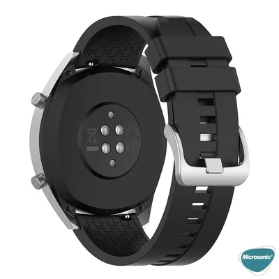 Microsonic Samsung Galaxy Watch 6 40mm Kordon, Silicone RapidBands Lacivert