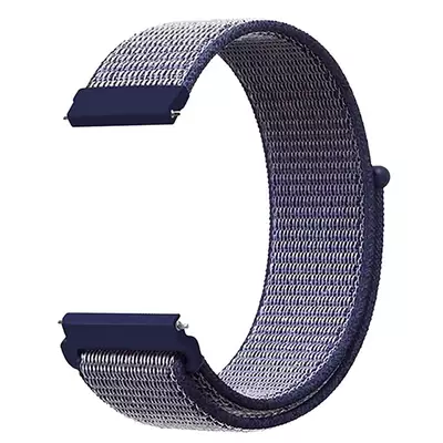 Microsonic Samsung Galaxy Watch 6 44mm Hasırlı Kordon Woven Sport Loop Mor