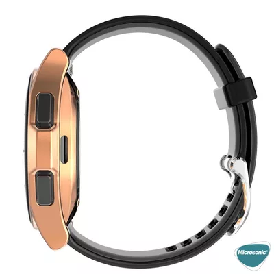 Microsonic Samsung Galaxy Watch 6 Classic 43mm Kılıf Matte Premium Slim WatchBand Siyah