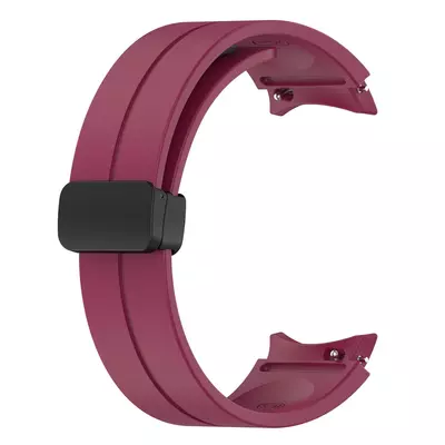 Microsonic Samsung Galaxy Watch 6 Classic 47mm Kordon Ribbon Line Bordo