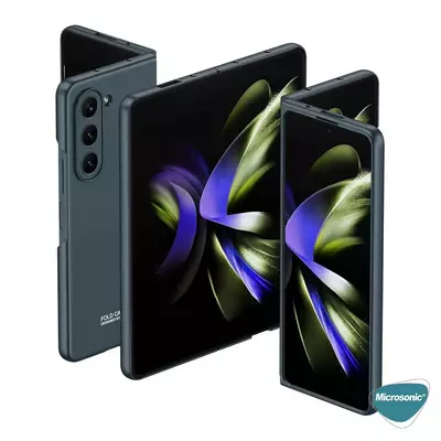 Microsonic Samsung Galaxy Z Fold 5 Kılıf Shape Hard Cover Koyu Yeşil